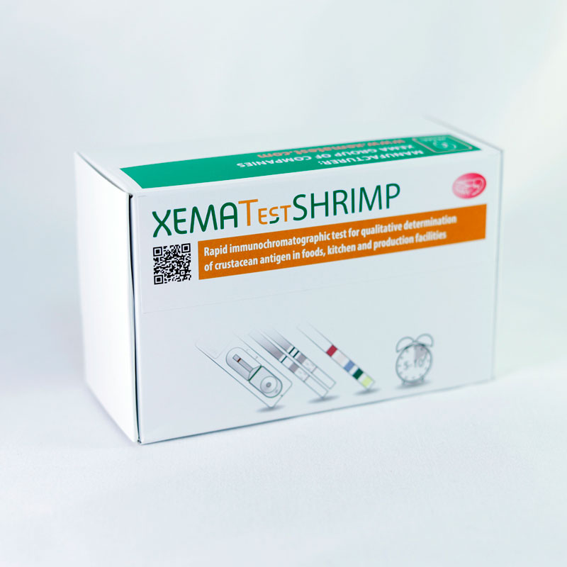 XEMATest SHRIMP Crustacean Antigen Rapid Immunochromatographic Test